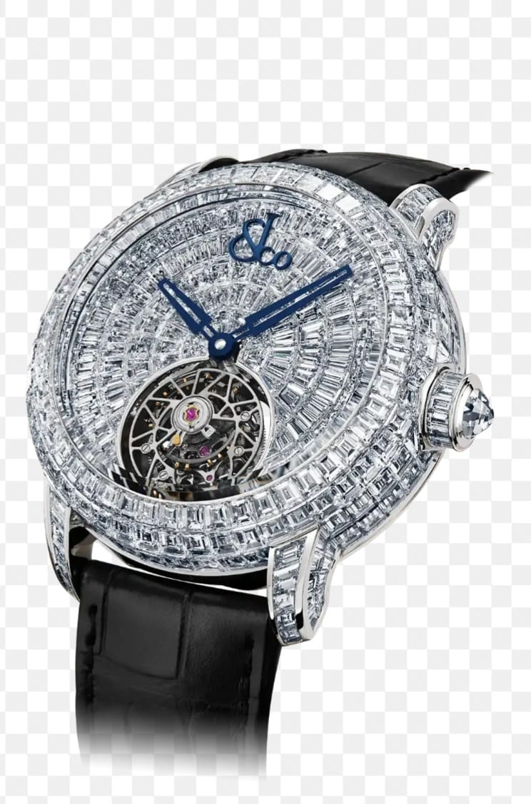 Jacob & Co. Caviar Tourbillon Full Baguette Diamond Watch