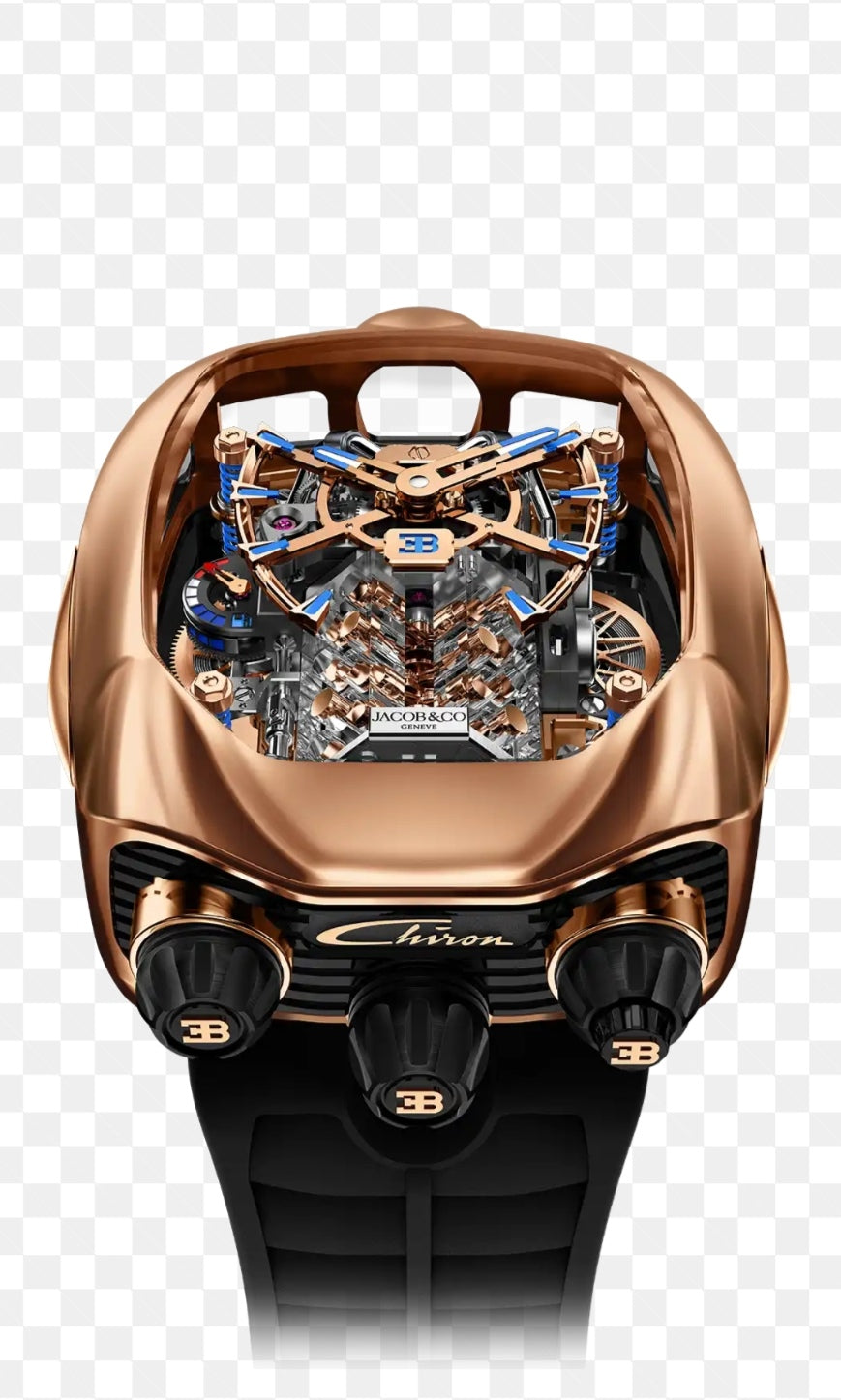 Jacob & Co. Bugatti Chiron Tourbillon Rose Gold Ref: BU200.40.AA.AA.BBRUA