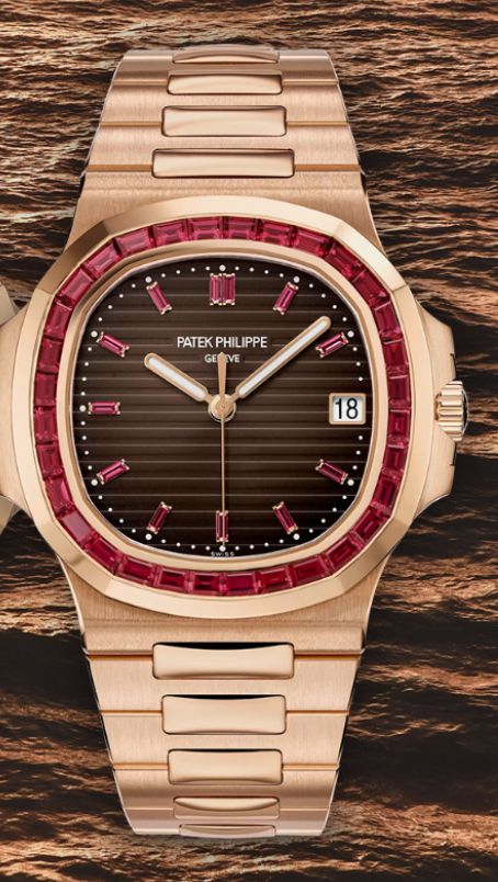 Patek Philippe Nautilus Automatic Reference Number: 5711/110R-001 (or 5711/1R custom gem-set edition)