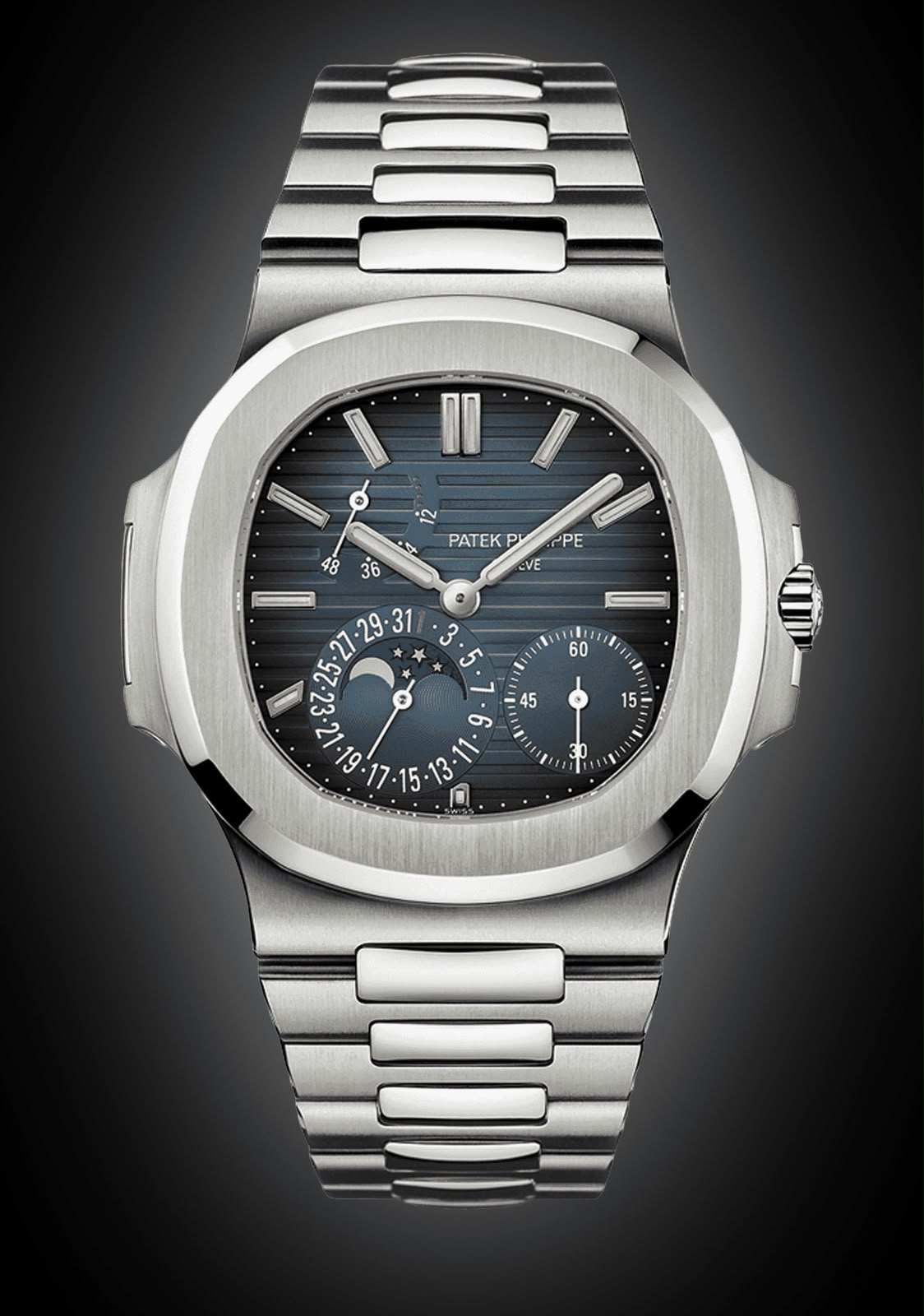 Patek Philippe Nautilus (Moon Phase & Power Reserve) Reference & Model: Ref. 5712/1A-001